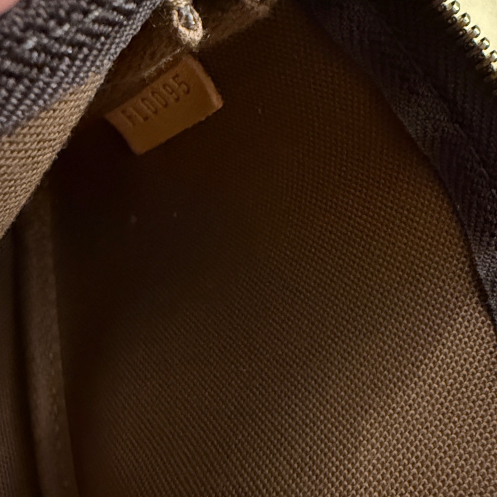 Louis Vuitton Brown and Gold Monogram Pouch - Picture 11 of 16